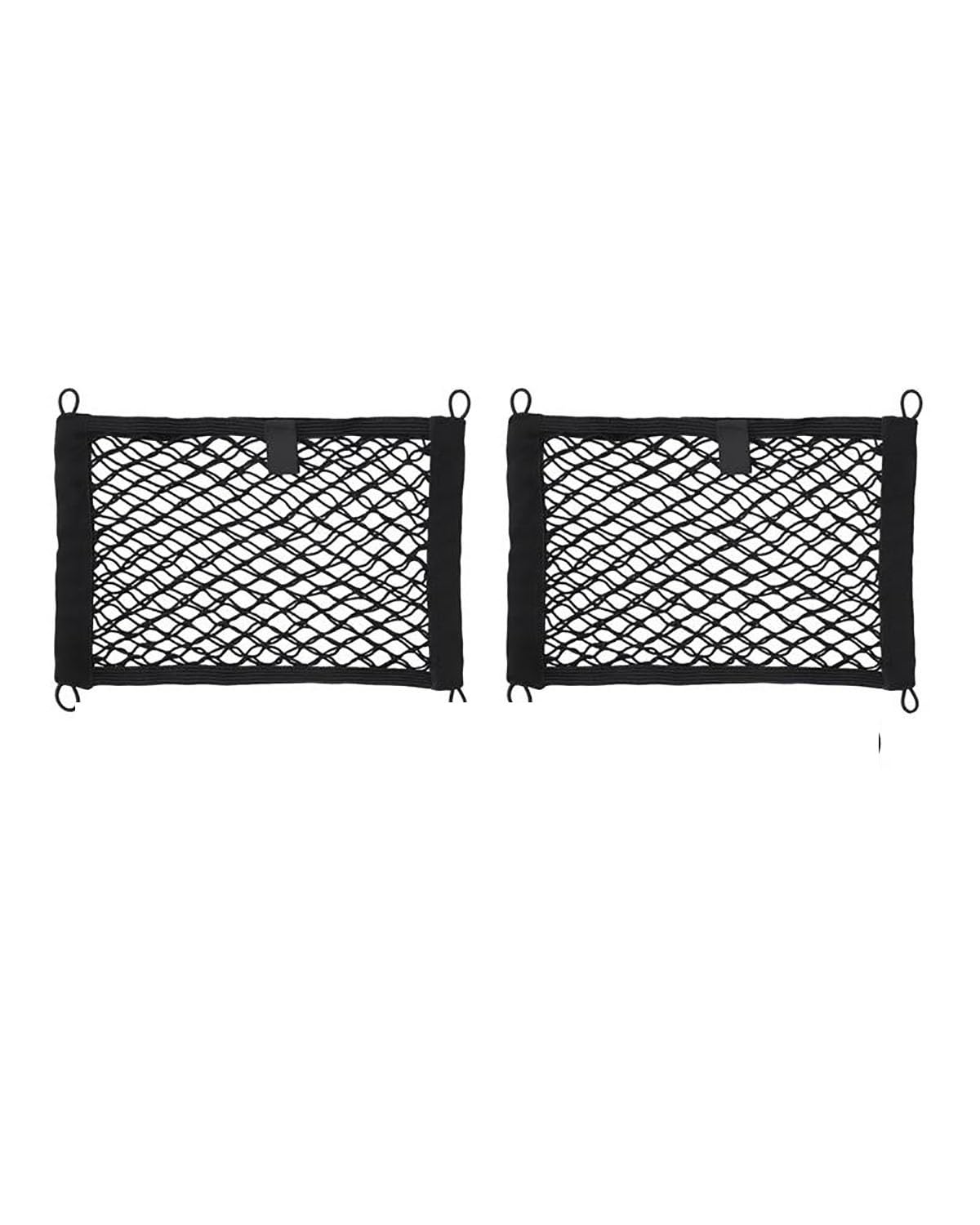 Netztasche Für Fracht Van Wohnmobil Mobilheim Boot Gepäcknetze Kofferraum-Mesh-Organizer Auto-Aufbewahrungsnetz Elastisches Schnurnetz Taschentasche Auto Aufbewahrungsnetz(2pcs) von SSUYGF