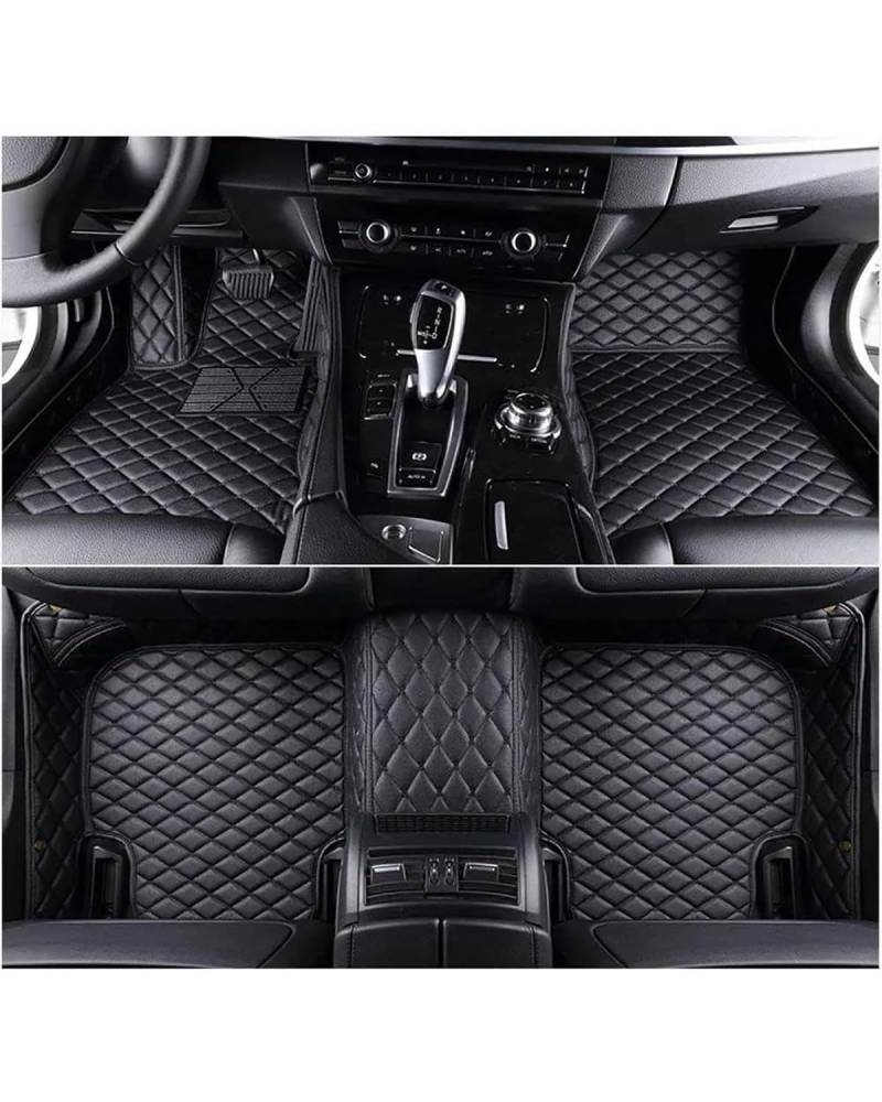 SSUYGF Auto Fussmatte Für Mitsubishies für Outlander 2013-2021 5 Sitze wasserdichte Liner Innenteppiche Custom Car Fußmatten Autofußmatten(Full Black) von SSUYGF