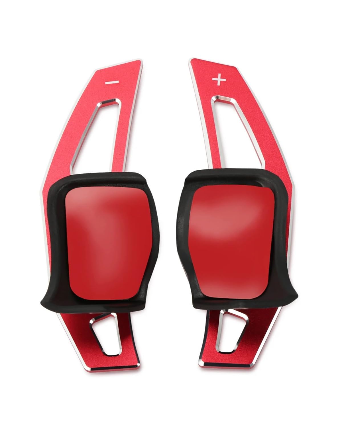 Schaltwippen Aluminium Auto Lenkrad Shift Paddle Shifter Getriebe Verlängerung Für Scirocco 2010-2014 Lenkradg Paddle(Red) von SSUYGF