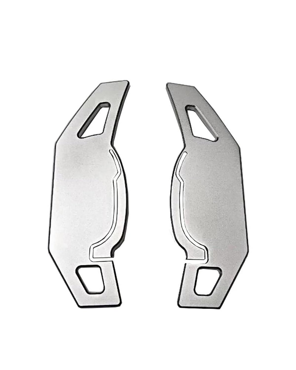 Schaltwippen Für S3 Für RS3 Für 8V Für S6 Für RS6 Für C7 Für S4 Für RS4 Für Avant Für S5 Auto Lenkrad Schaltwippenverlängerung Lenkradg Paddle(Silver) von SSUYGF