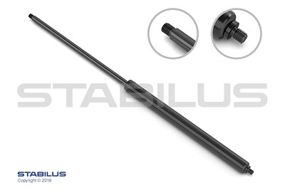 Stabilus Gasfeder, Koffer-/Laderaum [Hersteller-Nr. 443837] für Jeep von STABILUS