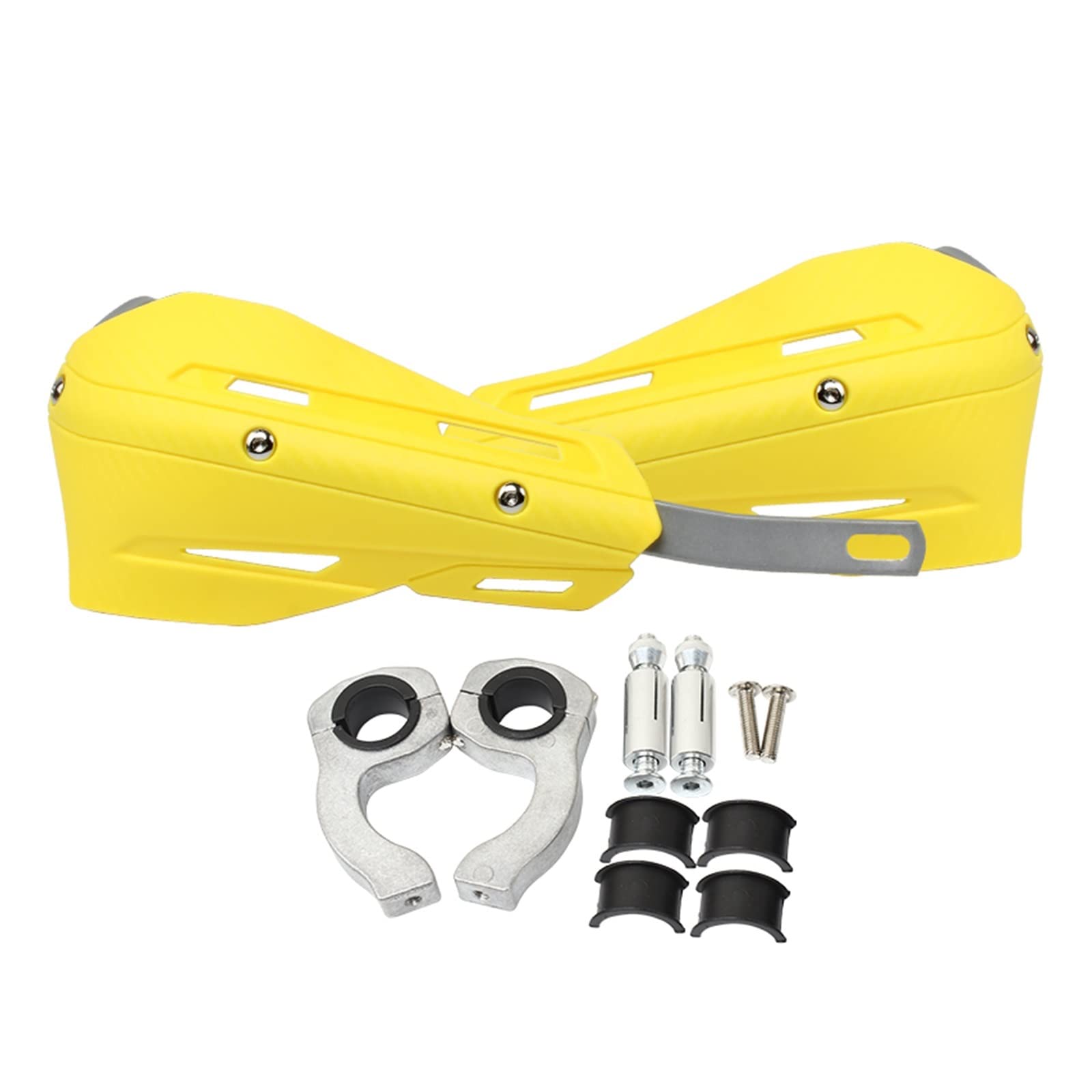 Motocross-Handschützer Motorrad Handschutz Kunststoff+Aluminium Universal 22mm 28mm Handschutz Schutz Schutz Abdeckung Fit Dirt Bikes Enduro Für Hu@sqvarn*a(Yellow) von STACUU