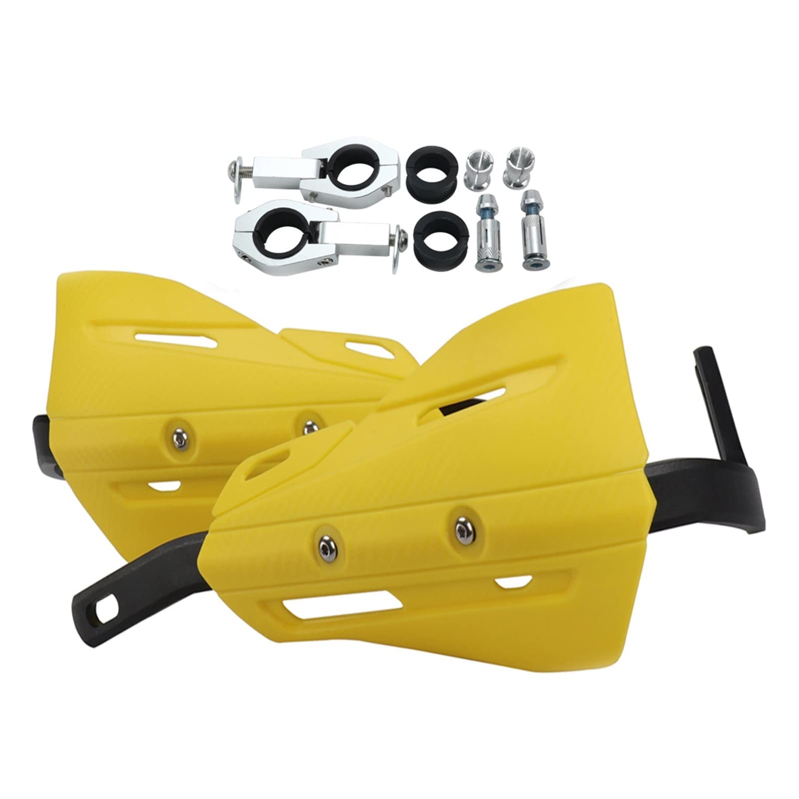 Motocross-Handschützer Motorrad Universal Handguard Hand Guard Für Klx RMZ CRF YZF SX EXC XCW SMR Dirt Bike ATVS Motocross Enduro(Yellow) von STACUU