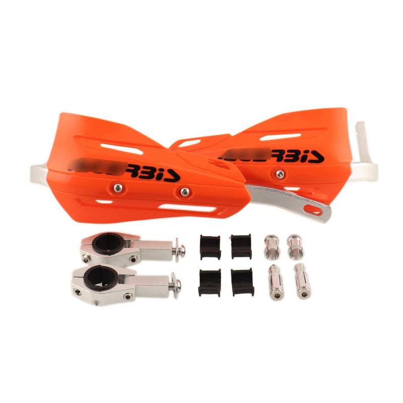 STACUU Motocross-Handschützer Motorrad 22mm 28mm Hand Guard Handguard Protector Für Kayo SX SXF KX KXF YZ YZF CR CRF RMZ Dirt Bike Enduro Supermoto(Orange) von STACUU