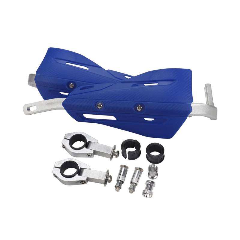 STACUU Motocross-Handschützer Motorrad Handguard Hand Guards Lenker Protector Für Dirt Bike Universal 7/8" 22mm Oder 1-1/8 28mm CR CRF YZF KXF Supermoto(Blu) von STACUU