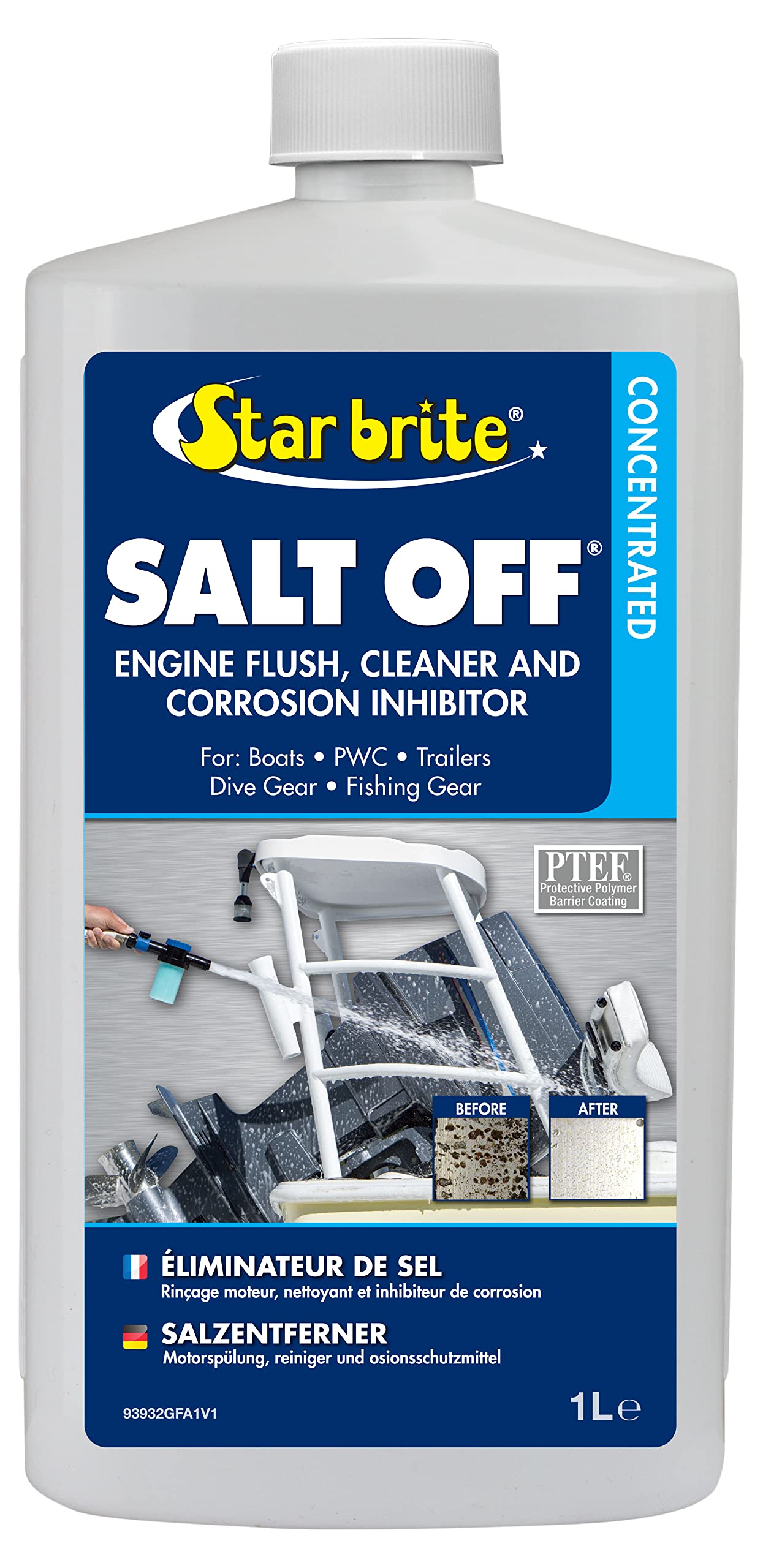 STAR BRITE Eliminateur de sel concentre Salt Off 1 litr (C12 von STAR BRITE