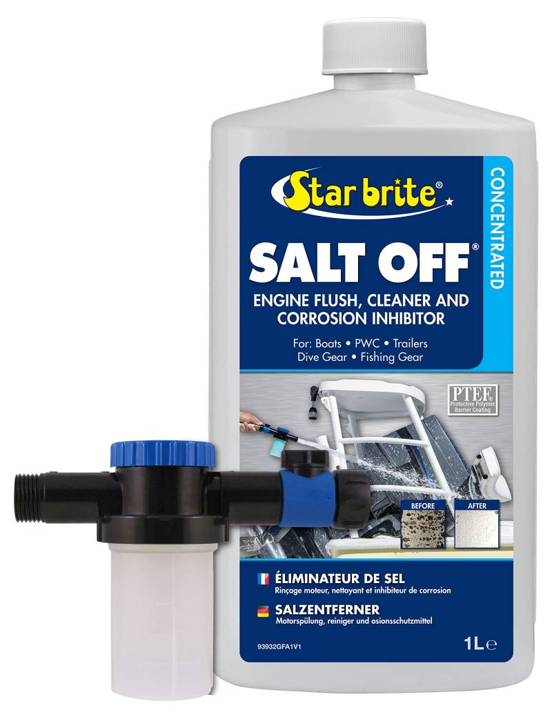 STAR BRITE Salt Off Concentrate with Applicator | Salzentferner | Motorspülung, Reiniger und Korrosionsschutzmittel von STAR BRITE