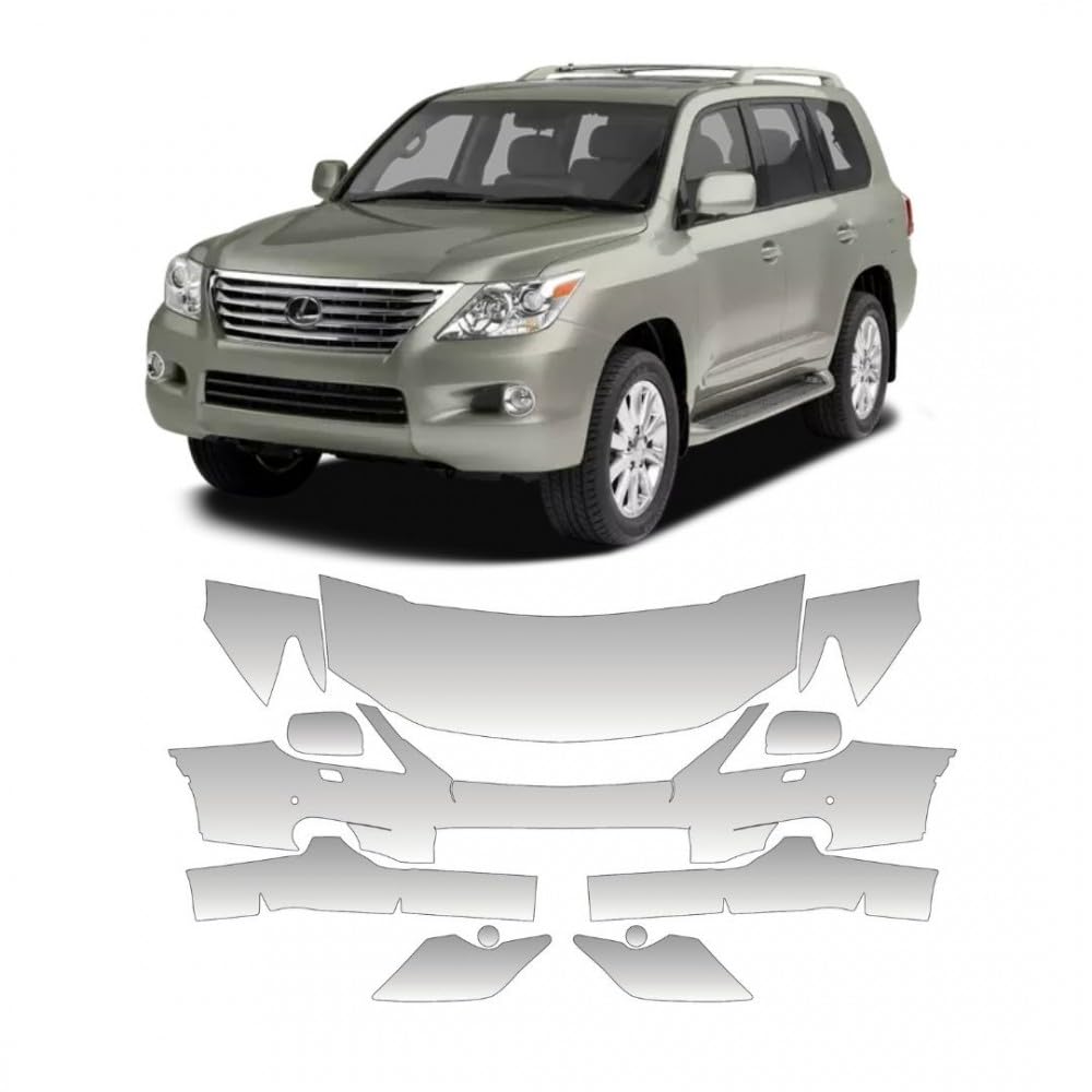 PPF-Vinylschutz/PPF-Vorlagen für Auto, STAR SAM kompatibel mit Lexus LX 570 (URJ200) 2008-2011 von STAR SAM