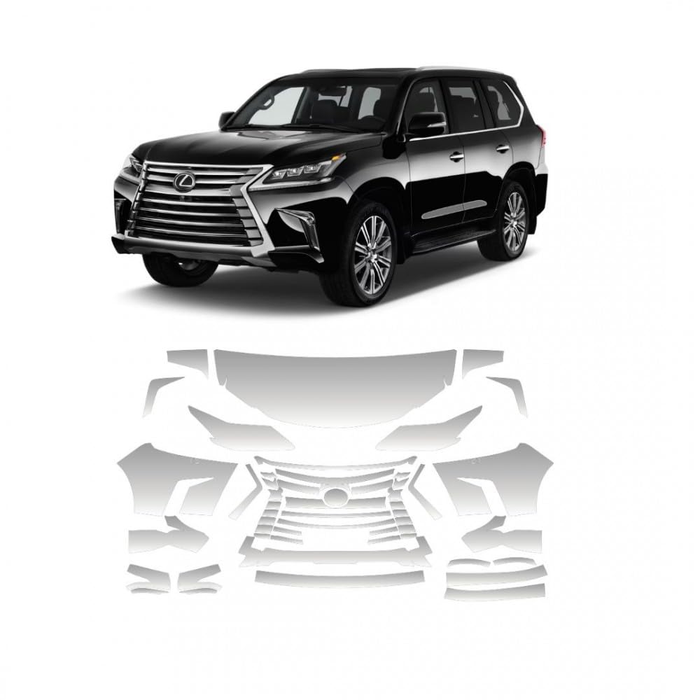 PPF Vinylschutz/PPF-Vorlagen für Auto, STAR SAM kompatibel mit Lexus LX 570 2016 von STAR SAM