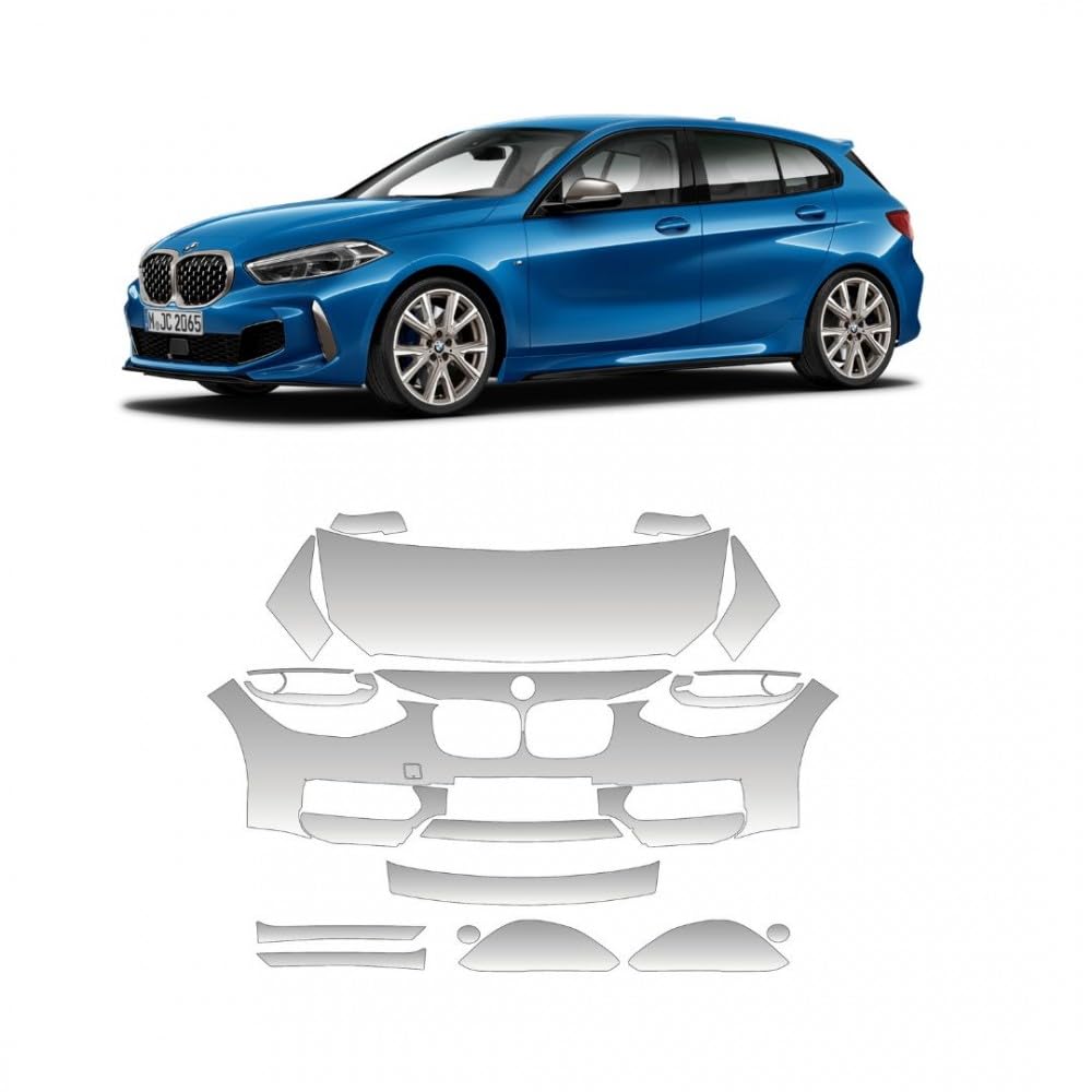 PPF-Vinylschutz/PPF-Vorlagen für STAR SAM Auto, kompatibel mit BMW 2014 BMW 1er-Serie (F20) 5-Door Schrägheck von STAR SAM