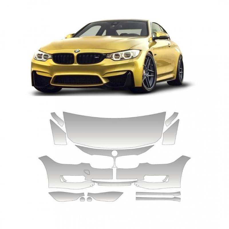 Vinyl PPF / Vinylschutz / Vorgeschnittene PPF-Vorlagen für STAR SAM Auto, kompatibel mit BMW 3 Serie (F30) 2011-2015 von STAR SAM