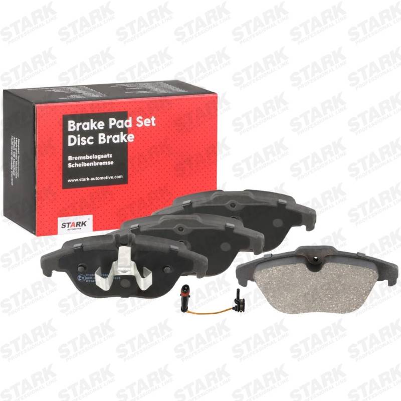 STARK Bremsbeläge Satz Bremsklötze Bremssteine Set Hinten | ECE-R90 SKBP-0012450 von STARK