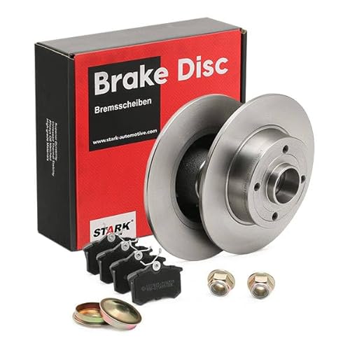 STARK SKBK-10991182 Bremsenset Hinten 240mm - Bremsen Set mit Bremsscheiben und Bremsbeläge Satz von STARK