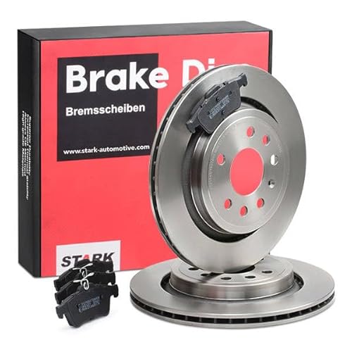 STARK SKBK-10991488 Bremsenset Hinten Belüftet 292mm - Bremsen Set mit Bremsscheiben und Bremsbeläge Satz von STARK