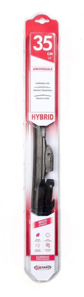 START Bürste Hybrid Einzelbild GröÃŸe 35 cm-14 â€“ Bürsten tergi Auto von START