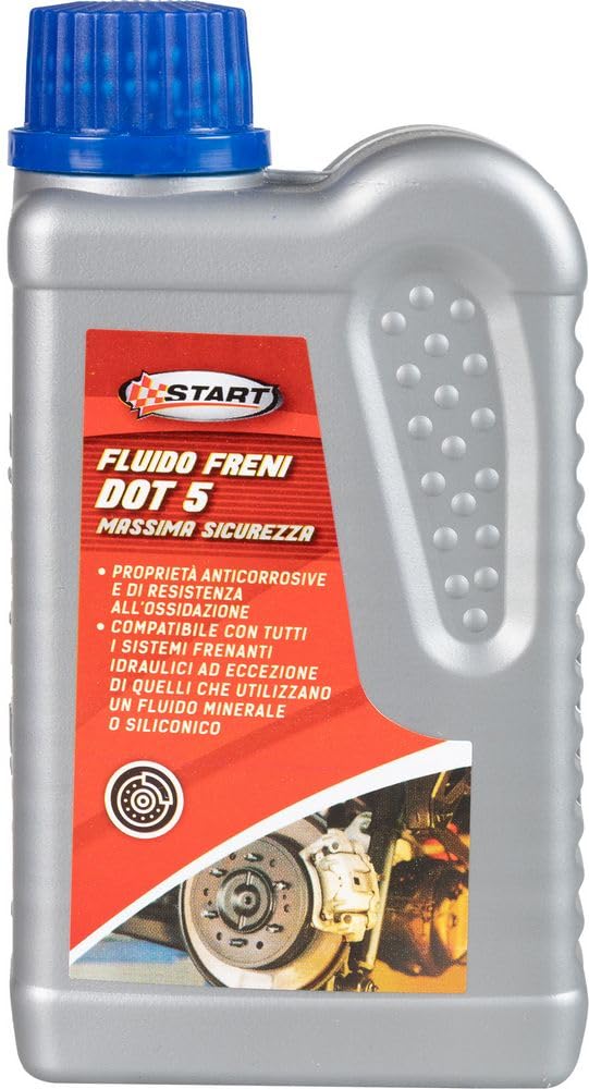 START - Flüssigkeit Bremsen Auto Dot 5 | Anticorrosive Eigenschaften | Widerstandsfähig | Kompatibel Mit Alle Bremssysteme | 250ml, grau von START