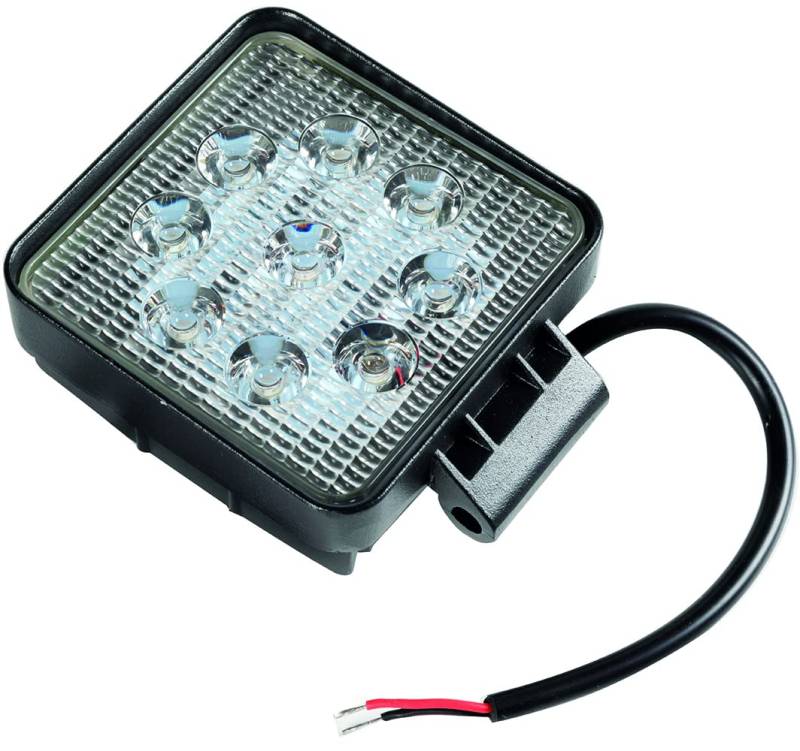 START Scheinwerfer Zusatz 9 LED Quadrat Auto Schwarz von START