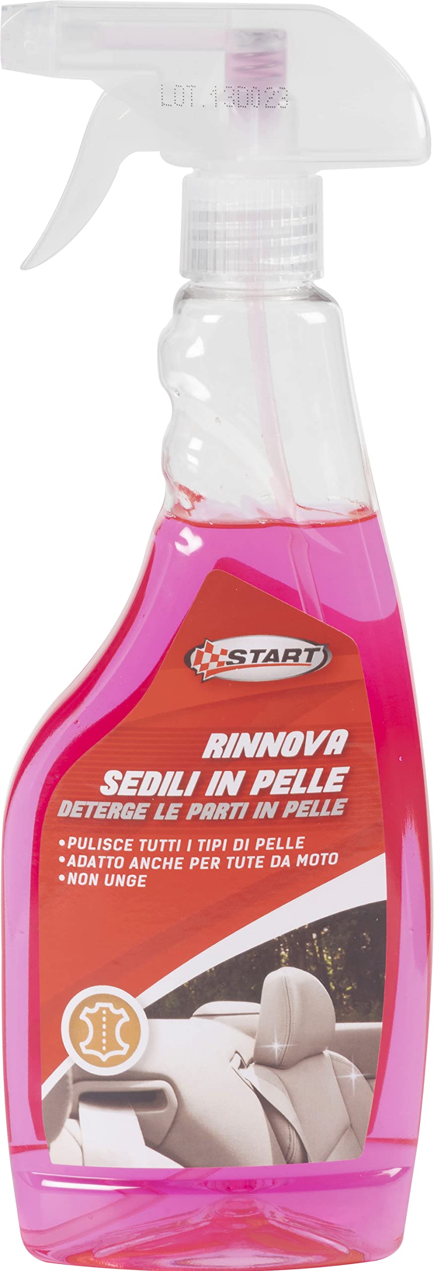 START - Ledersitze Reinigungspflege 500ml, Erneuert und Schützt Autositze, Effektive Lederpflege für Fahrzeuge, Autowäsche und Pflege, Einfach zu verwenden, 500 ml von START