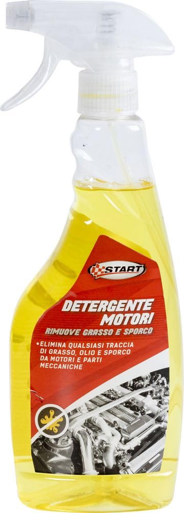 START - Motorreiniger Trigger, 500 ml, Effektive Autopflege, Schnelle Reinigung, Für Auto- und Motorradmotoren, Entfernt Schmutz und Fett, Ideal für Werkstatt und Zuhause von START