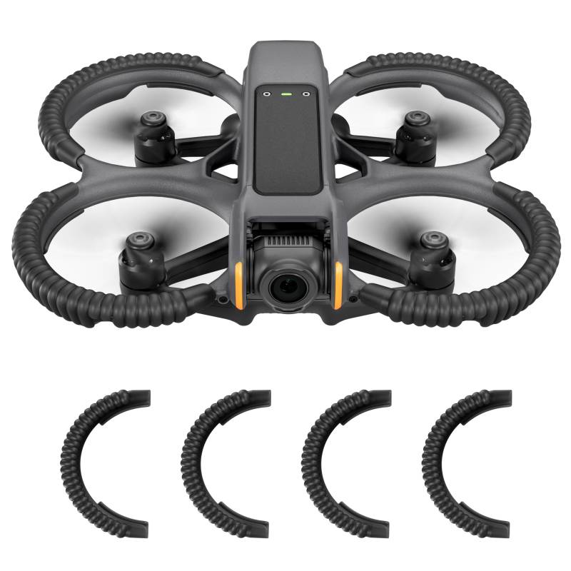 STARTRC Avata 2 Propellerschutz für DJI Avata 2 Drohne Protective Bumper Anti-Collision Shockproof Prop Protector für DJI Avata 2 Fly More Combo Zubehör Orange von STARTRC