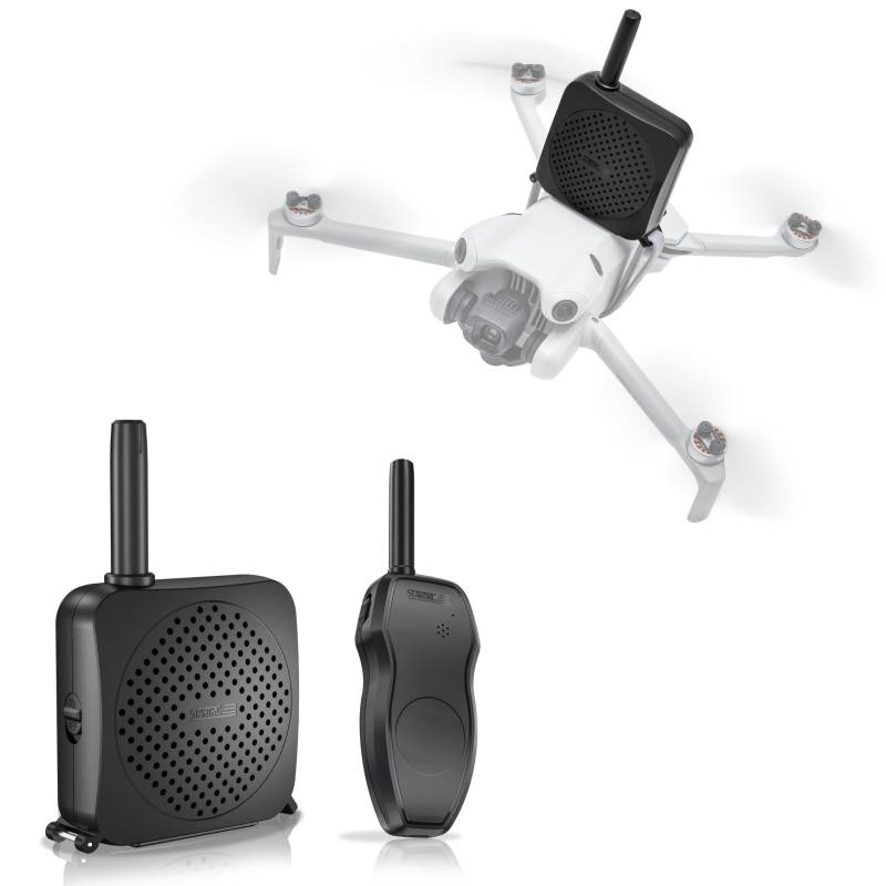 STARTRC Drohne Mini Megaphon-Zeit Mini Lautsprecher Echt Tragbar Störungsfreies Langstreckenmikrofon für DJI Air 3S/Mini 4 pro/für DJI Mini 3 pro/für DJI Mini 4k/Drohnenzubehör von STARTRC