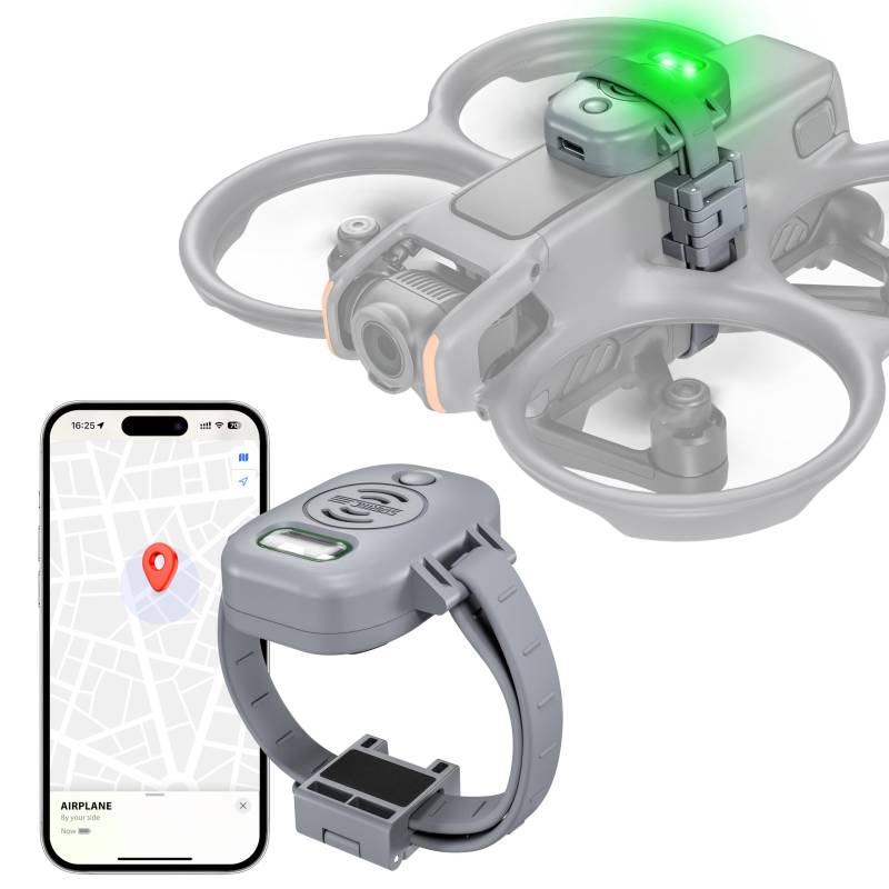 STARTRC Drone Alarm Buzzer, Alarm Mit Lost Drone Wiederaufladbare LED 120dB für Flight Controller GPS Tracker für DJI Air 3S/Mini 4 pro/Mini 4K/Avata 2-RC Quadcopter für Multirotors Zubehör von STARTRC