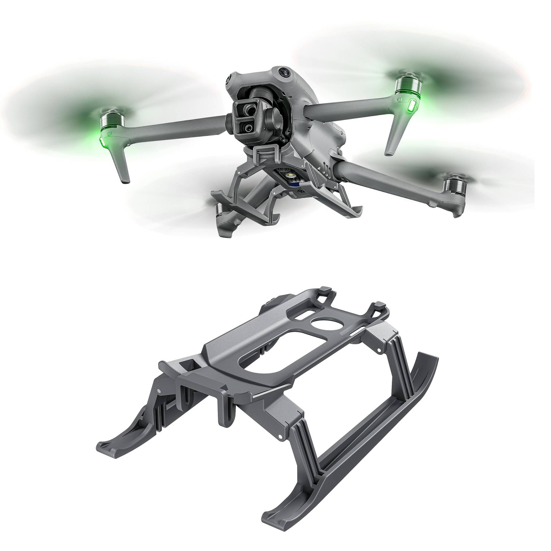 STARTRC Landefüße Für DJI Air 3 – Erweiterte Fahrwerk Landegestell Landing Gear Für DJI Air 3 Fly More Combo Zubehör von STARTRC