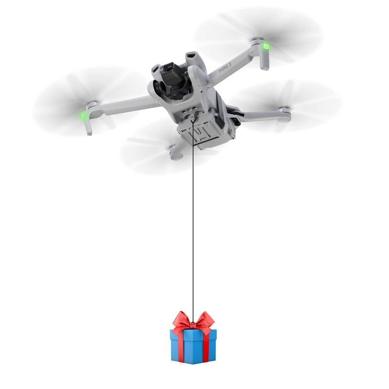 STARTRC Mini 3 Pro Airdrop-System für DJI Mini Series Drohne, Nutzlast/Lieferung/Transport Release für DJI Mini 4k/Mini 4 pro/Mini 3 Pro/Mini 3, Hochzeit Clip/Angelschnur mit Köderring Werfer von STARTRC