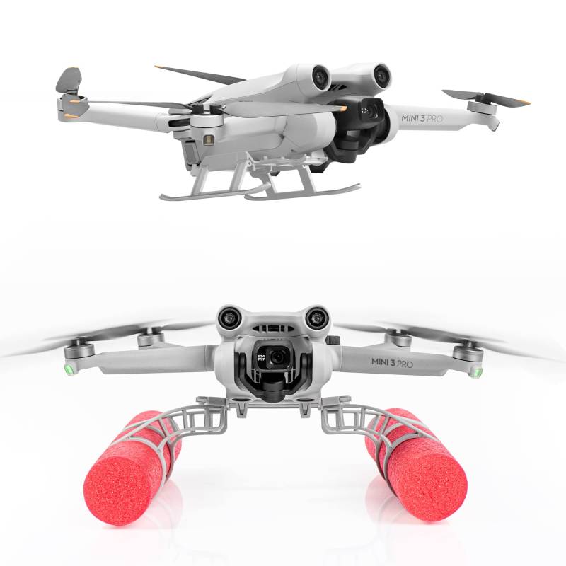 STARTRC Mini 3 Pro Zubehör Bundle Kit, Wasserfahrwerk + Landegestell für DJI Mini 3 Pro Zubehör von STARTRC