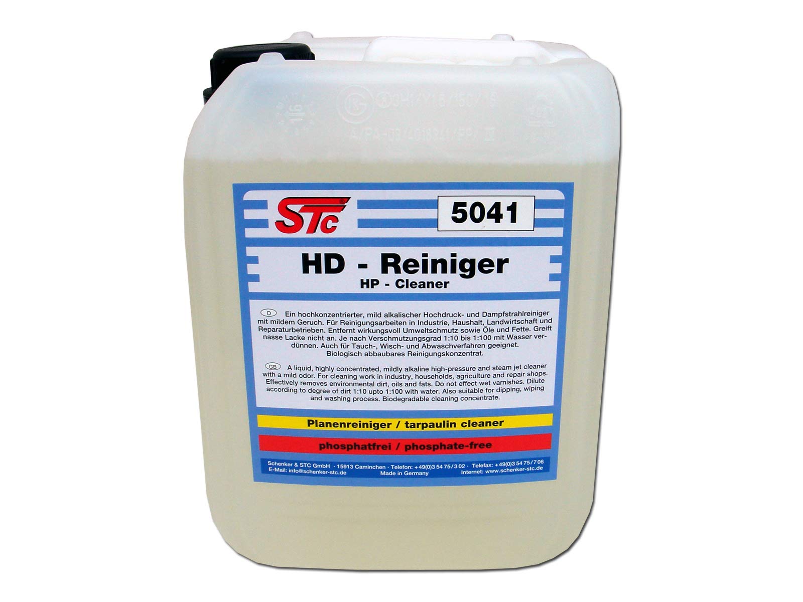 5 L HD Reiniger Konzentrat 1:100 STC Planenreiniger Teilewaschreiniger Sprühreiniger Allzweckreiniger Reinigungsmittel von STC