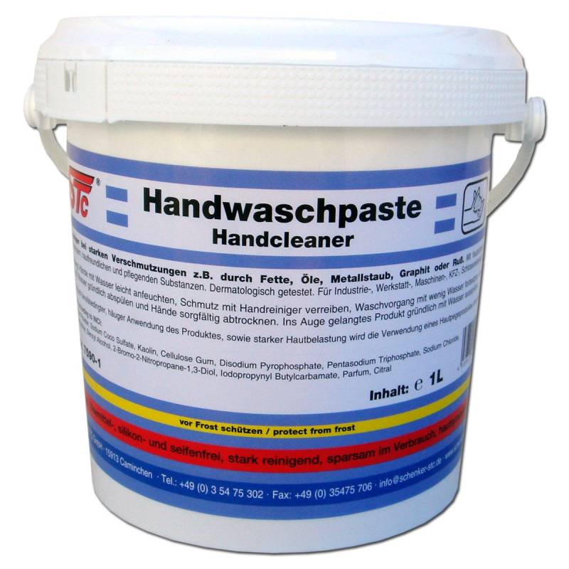 STC Handwaschpaste 1 L sandloser Handreiniger für Starke Verschmutzungen von STC