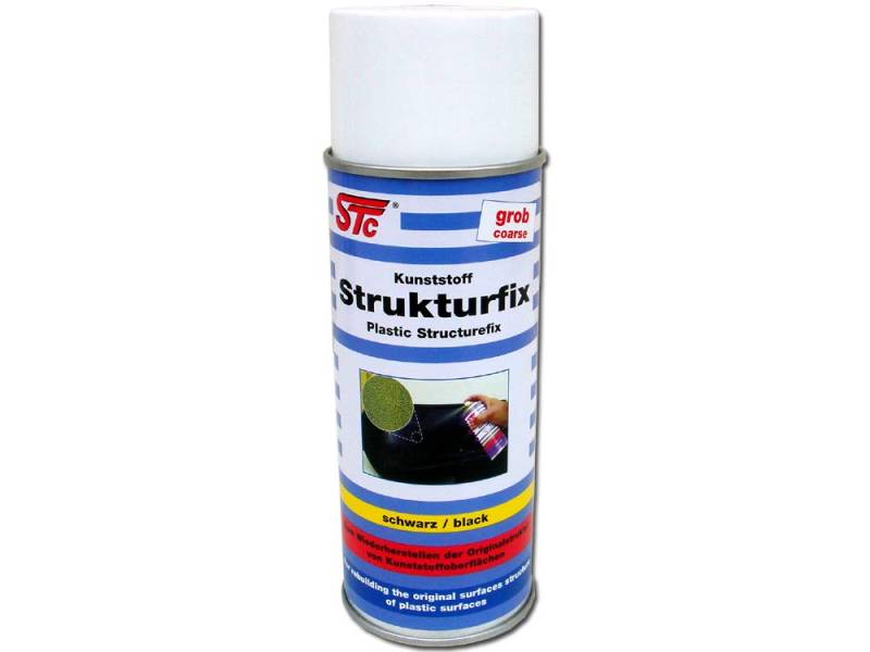 STC Strukturlack Spray grob 400 ml schwarz Kunststoff Strukturfix von STC