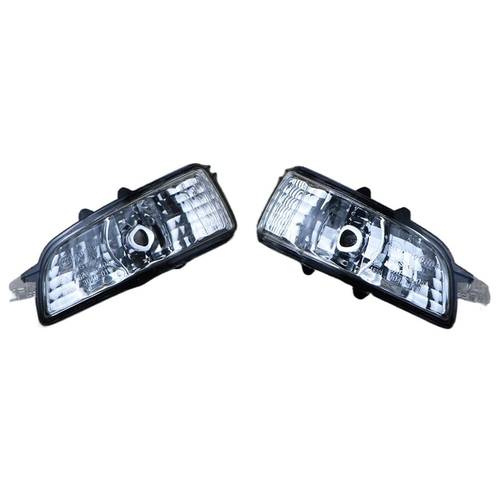 31111090 For Volvo S40 S60 S80 C30 C70 V50 V70 2007 2008 2009 Linker Und Rechter Spiegel Anzeige Blinker Licht Lampe Objektiv 31111102 (Color : Left and right) von STEFIK