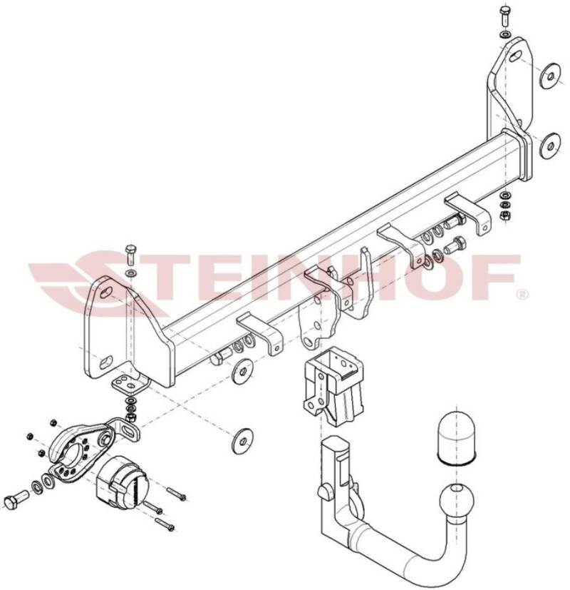 STEINHOF Anhängevorrichtung BMW B-099 Anhägerkupplung von STEINHOF