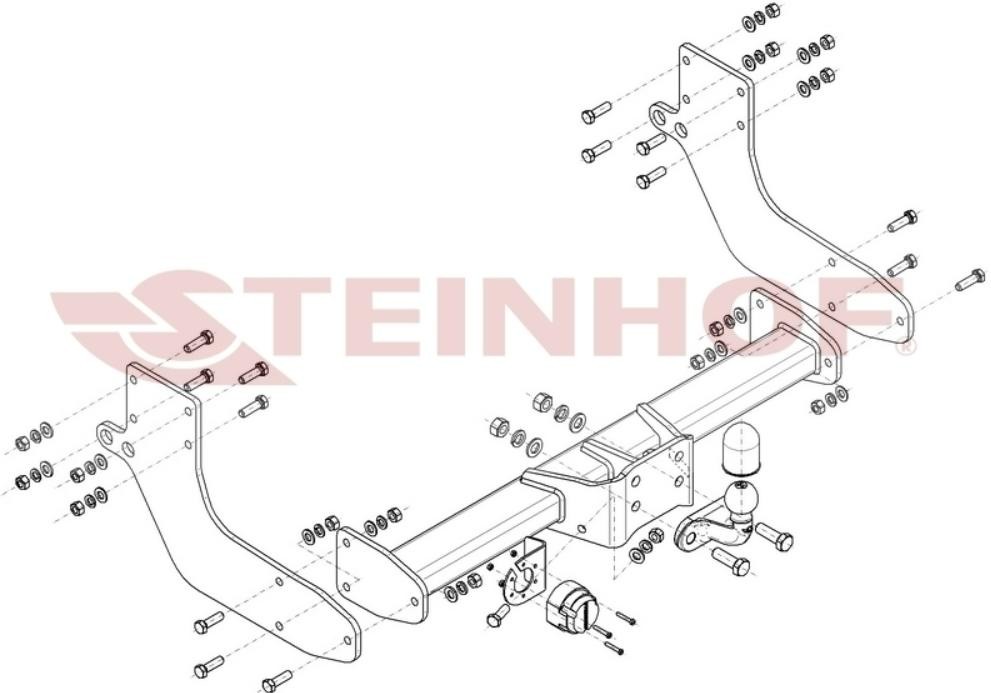 STEINHOF Anhängevorrichtung IVECO I-023 Anhägerkupplung von STEINHOF