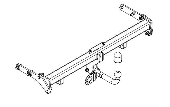 STEINHOF Anhängevorrichtung KIA K-098 Anhägerkupplung von STEINHOF