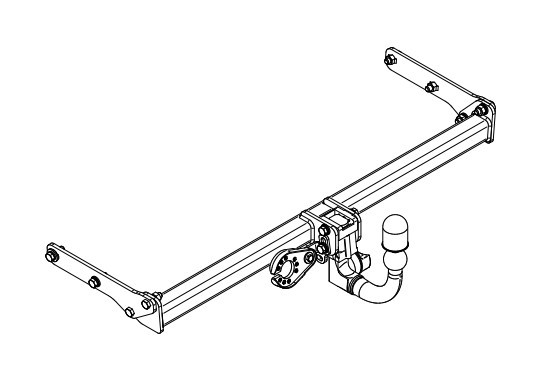 STEINHOF Anhängevorrichtung SKODA S-306 Anhägerkupplung von STEINHOF