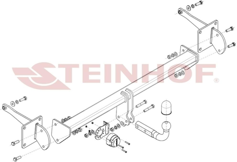 STEINHOF Anhängevorrichtung VW V-078 Anhägerkupplung von STEINHOF