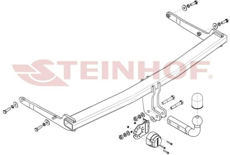 STEINHOF Anhängevorrichtung VW V-166 Anhägerkupplung von STEINHOF