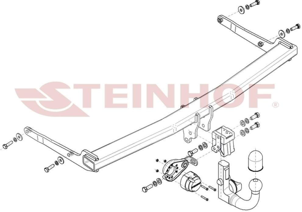 STEINHOF Anhängevorrichtung VW V-167 Anhägerkupplung von STEINHOF