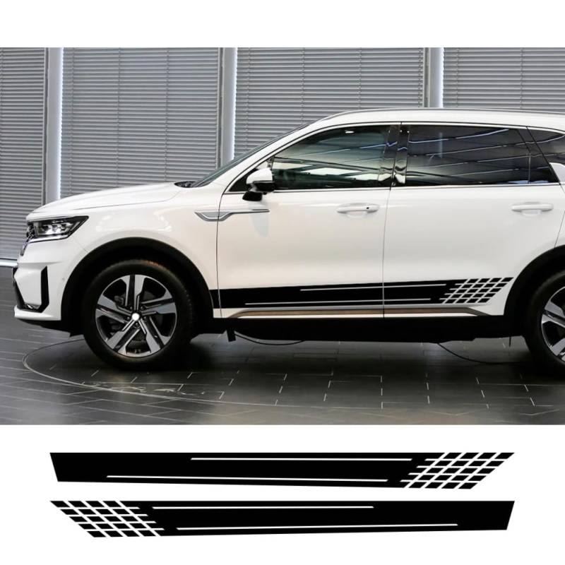 2 STÜCKE Auto Seitenschweller Streifenaufkleber, für KIA Sorento Zubehör Sport Dekor Auto Vinyl Film Aufkleber von STFEAGYZ