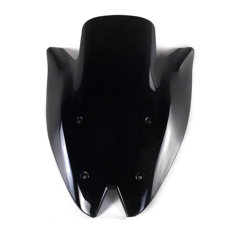 Windabweiser Motorrad Für Kawasaki Z1000 Z 1000 2010 2011 2012 2013 Schwarz Klare Farbe Windschutzscheibe Windschutzscheibe Double Bubble Deflektoren Windabweiser Motorrad Windschild (Farbe : Schwarz von STFINE