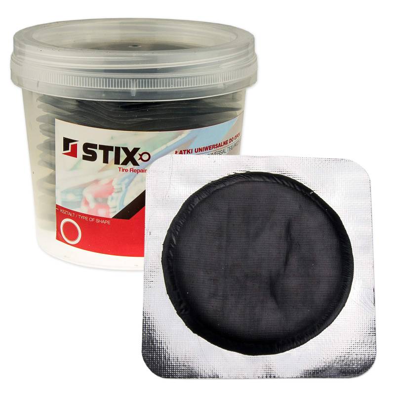 Stix 50x Reifen Flicken Set 65mm Gummi Reifenflicken Reparatur Flickzeug Vulkanisierung von Stix