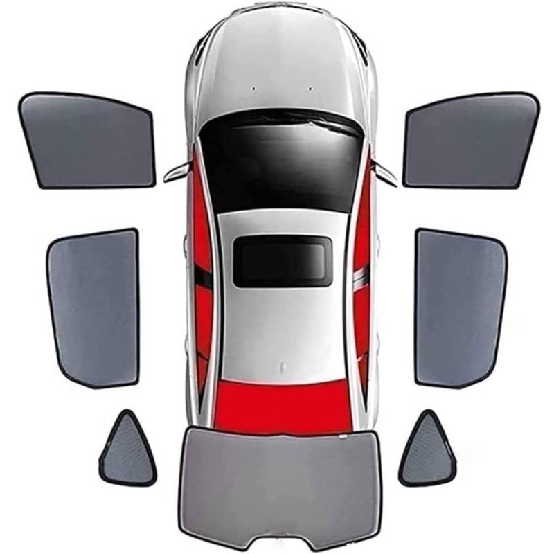 Auto Seitenfenster Sonnenblende Auto Front Heck Seitenfenster Visier Sonnenschutz Zubehör, für KIA Sorento 2015-2019,7pcs-wholecar von STLYBAZ