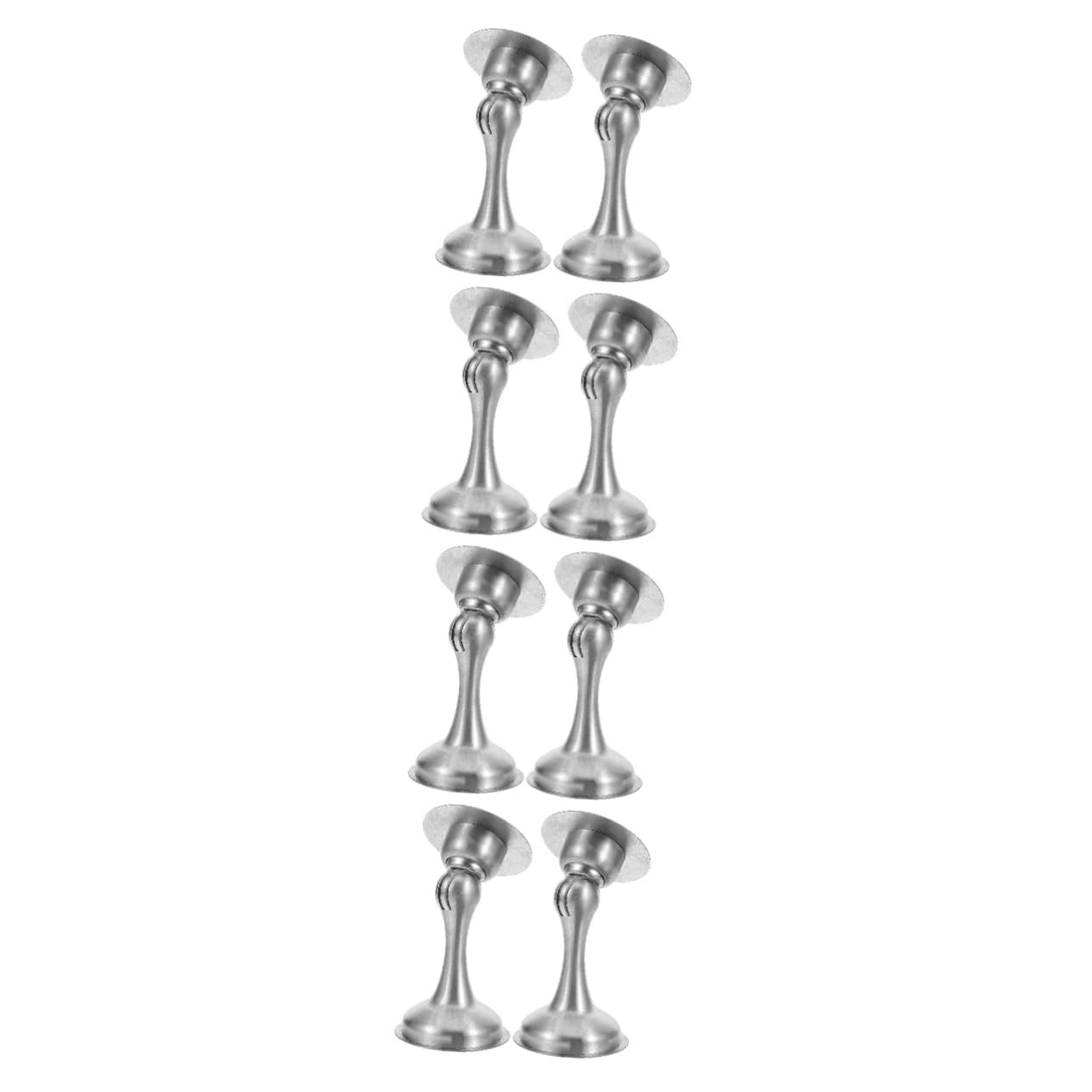 8 Stk Türstopper Tür Wandstopper Silver Rostfreier Stahl STOBOK von STOBOK