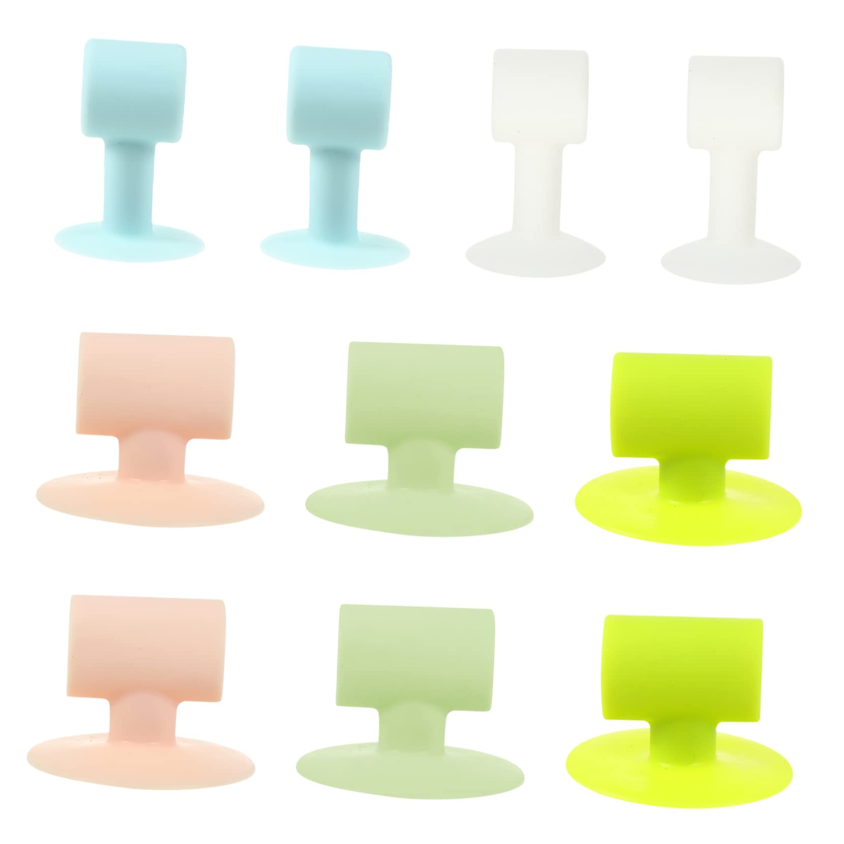 STOBOK 10St Türgriff Stoßstange Türstopper Knauf Pads Kabelclips Kabelhalter Türknaufschutz Spanngurt kantenschutz wand door stops Türhalter Wandschutz Tür-Crash-Pad Tür saugen Kieselgel von STOBOK