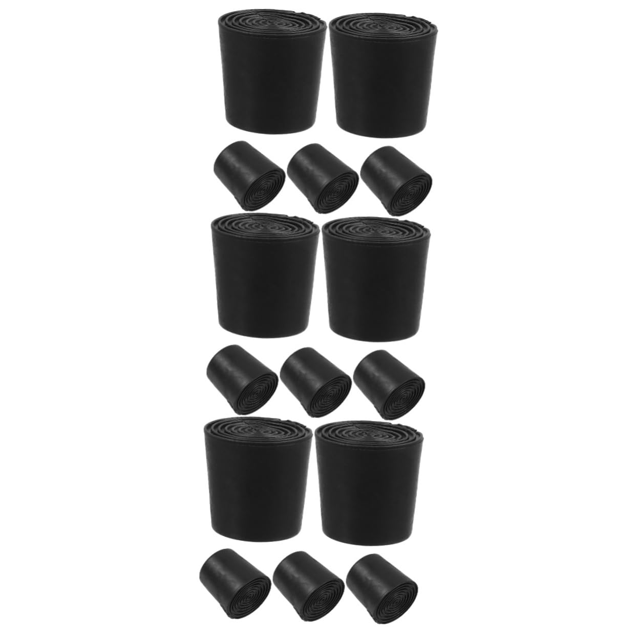 STOBOK 15 Stk Türstopper-Gummikopf bodentürstopper Türstopper heruntertreten Schwerlast-Türstopper Türanschlagschutz schützender Türstopper Keilstopper für Haustüren Türhalterkeil Black von STOBOK