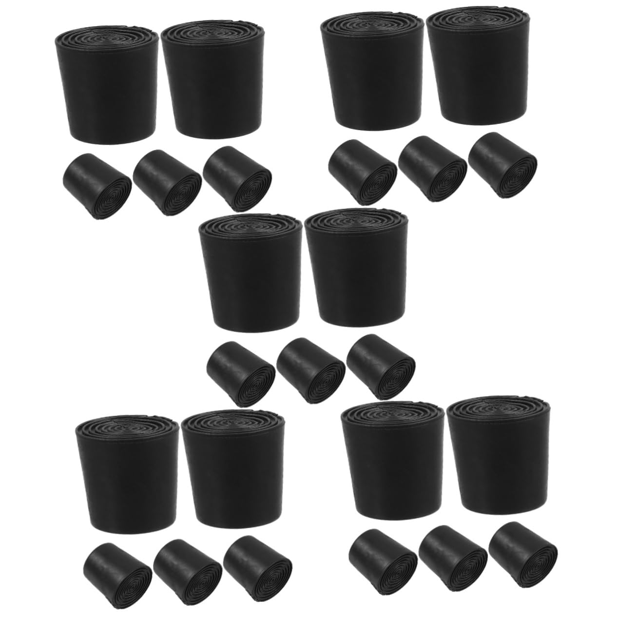 STOBOK 25 Stk Türstopper-Gummikopf bodentürstopper Türanschlagkeil Kreatives Türstopper-Werkzeug großer Türstopper Türkeilstopper rutschfester Keil Schwerlast-Türstopper Black von STOBOK