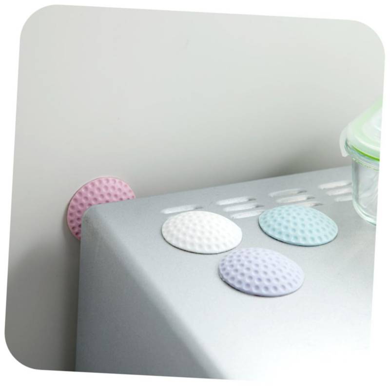 STOBOK 4 Stk Absorber Bandspender Türschnalle Verdickung Stumme Tür Hinten Wandstick Anti-vibrations-pads Anti-kollisions-pad Crash-pad Für Die Wand von STOBOK