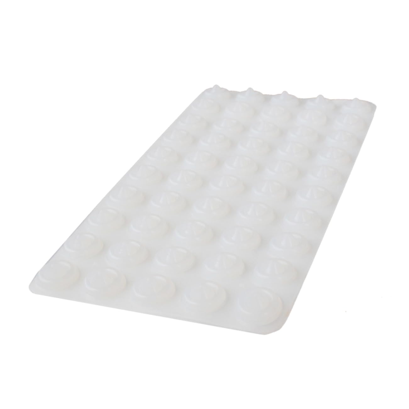 STOBOK 50 Stück Tür Wandschutz turstopp selbstklebend antirutsch pads antirutschpad rutschhemmende pads rutschfeste matte antirutschunterlage Tür-Crash-Pad Wandschutz für Türknauf Weiß von STOBOK